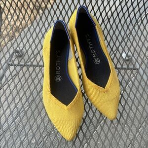 Rothy's Vibrant Yellow Flats